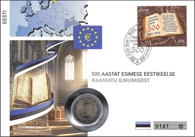 500. OBLETNICA PRVEGA TISKANEGA BESEDILA V ESTONŠČINI